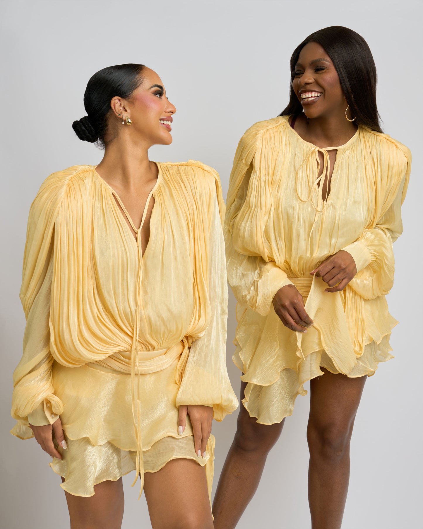 SOLEIL RUFFLE DRESS