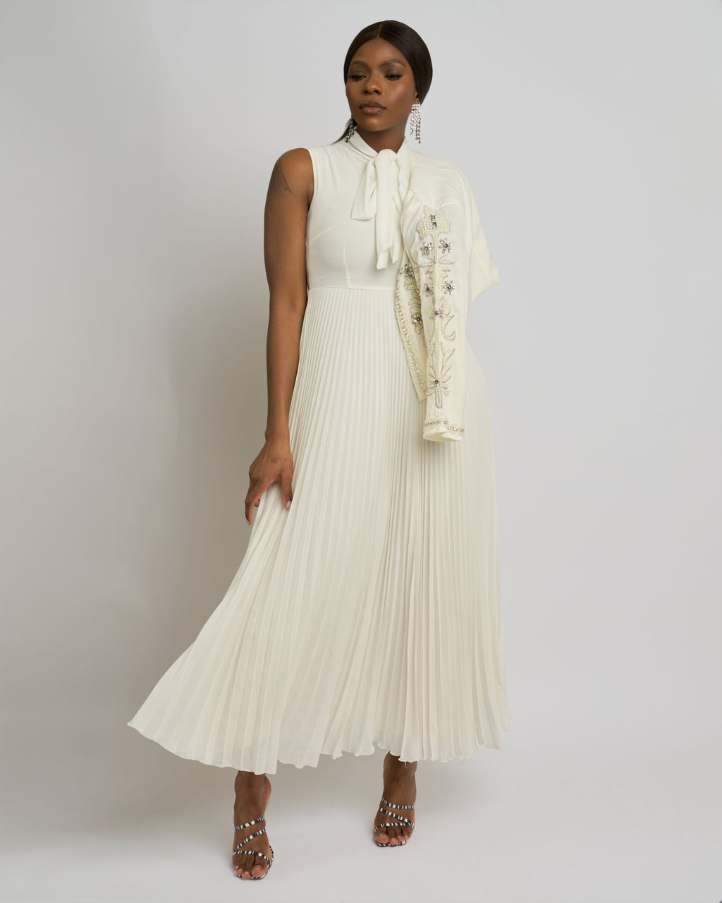 SERAPHINA PLEATED DRESS