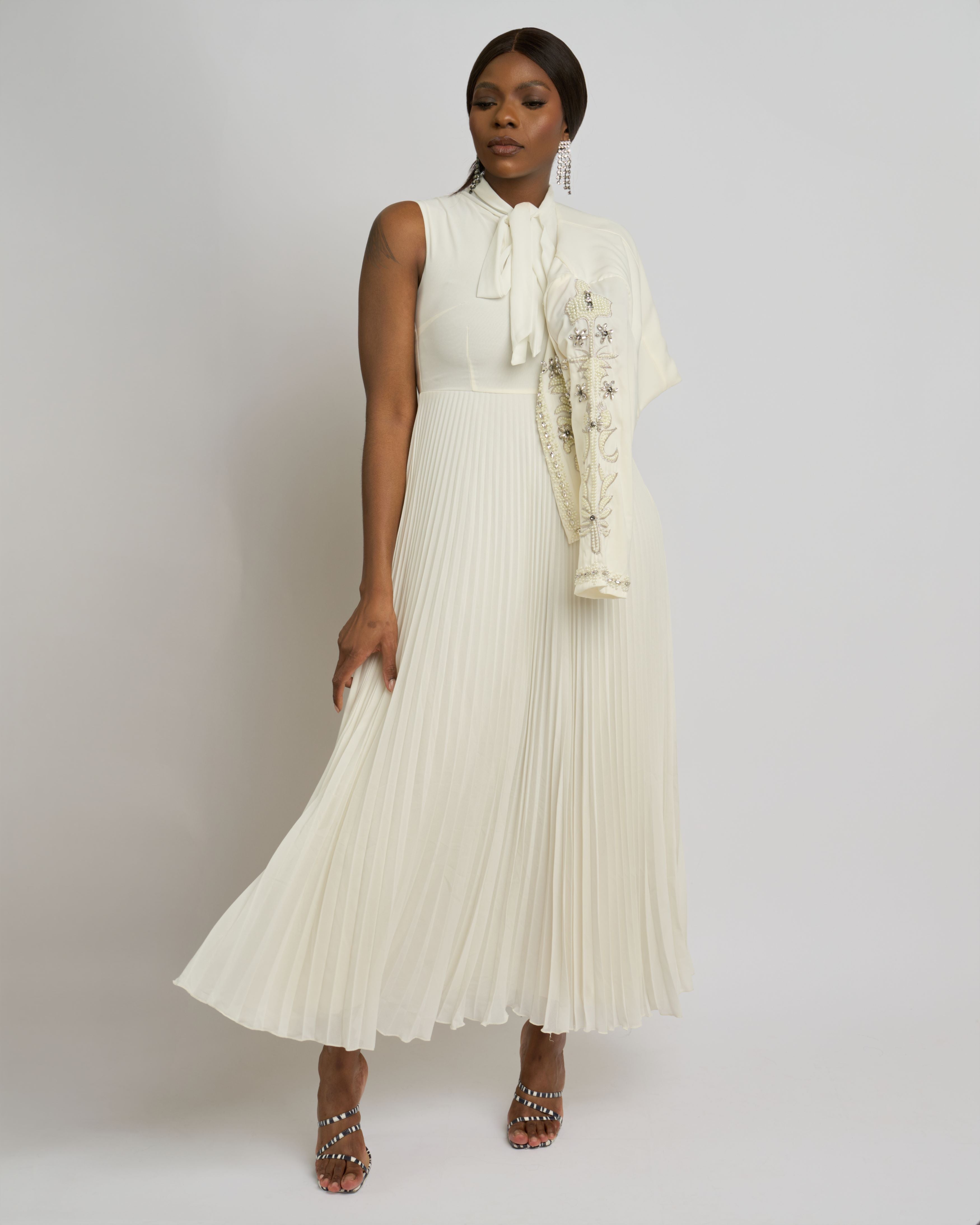 SERAPHINA PLEATED DRESS