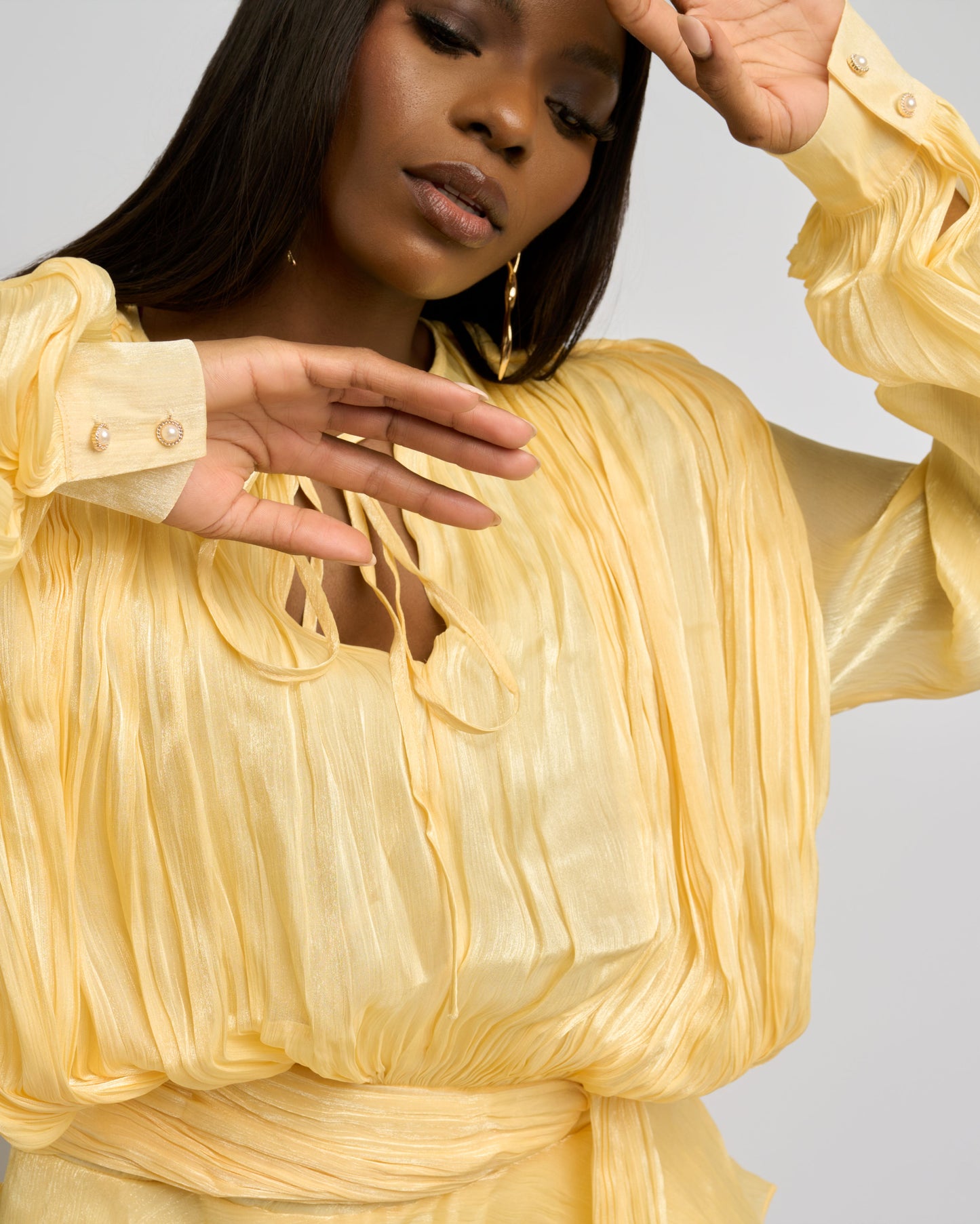 SOLEIL RUFFLE DRESS
