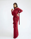 The Aurelia Knot-Drape Gown